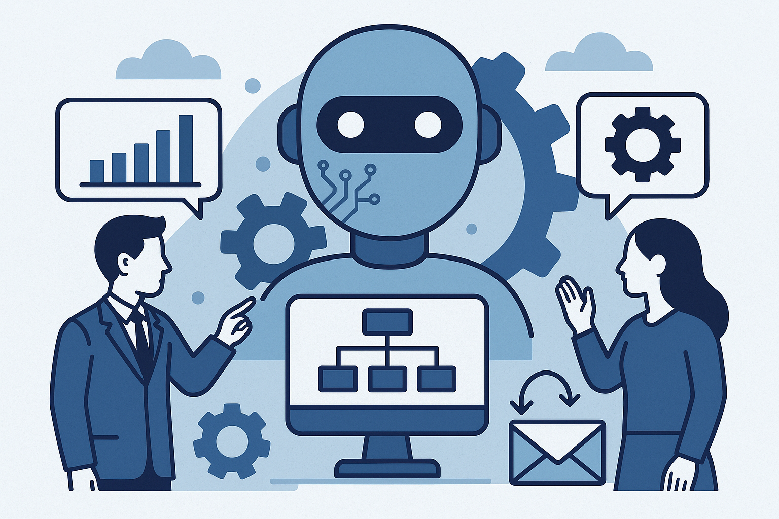 Ứng dụng AI trong tự động hóa doanh nghiệp